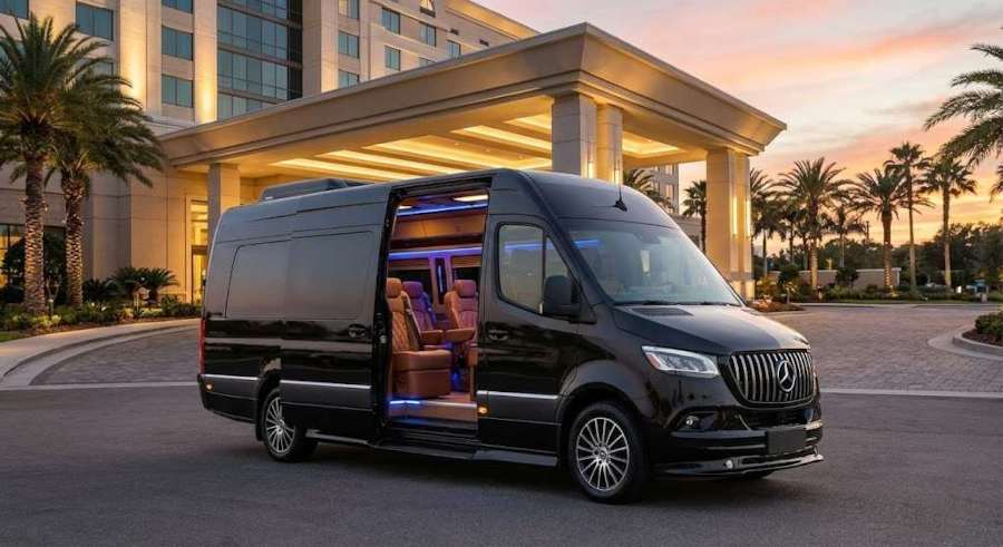 Mercedes Sprinter VIP Seating Arrangement